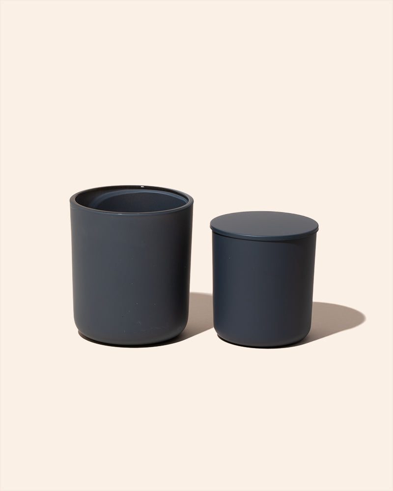 8 oz Aura Candle Vessel & Lid | Premium Glass Candle Jar