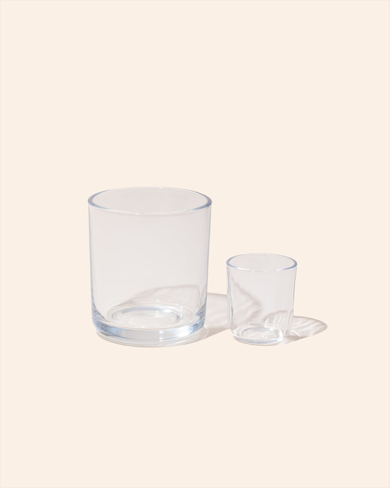 8 oz Aura Candle Vessel & Lid | Premium Glass Candle Jar