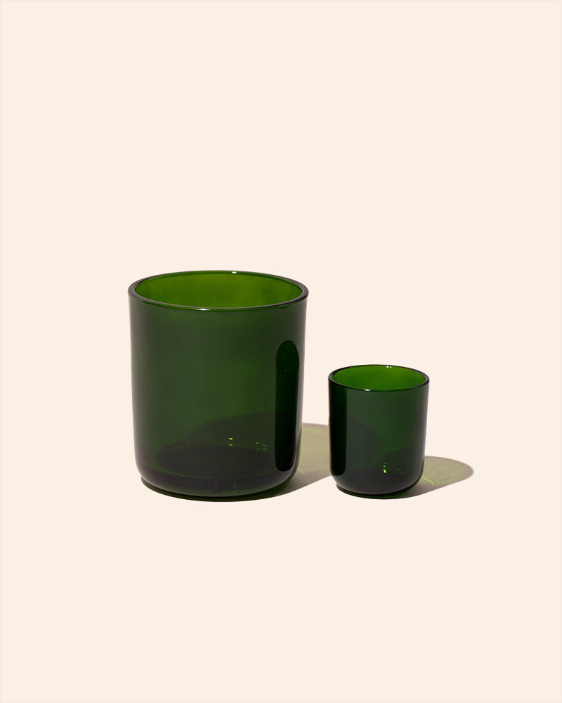 8 oz Aura Candle Vessel & Lid | Premium Glass Candle Jar