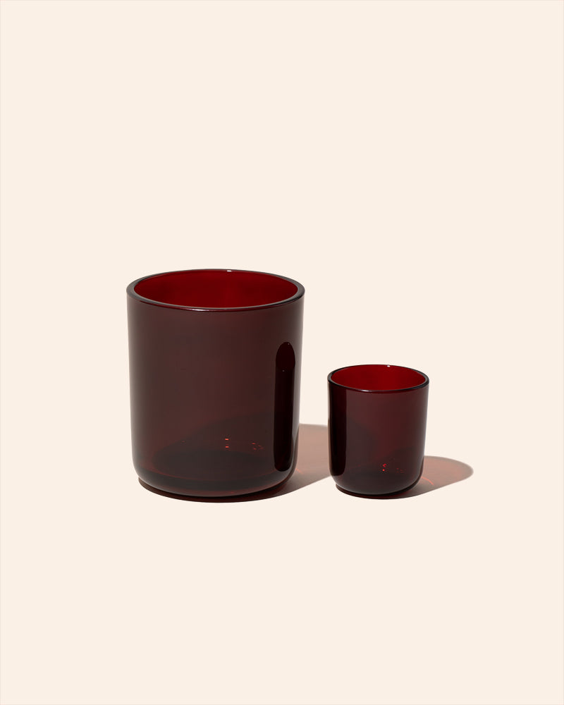 8 oz Aura Candle Vessel & Lid | Premium Glass Candle Jar