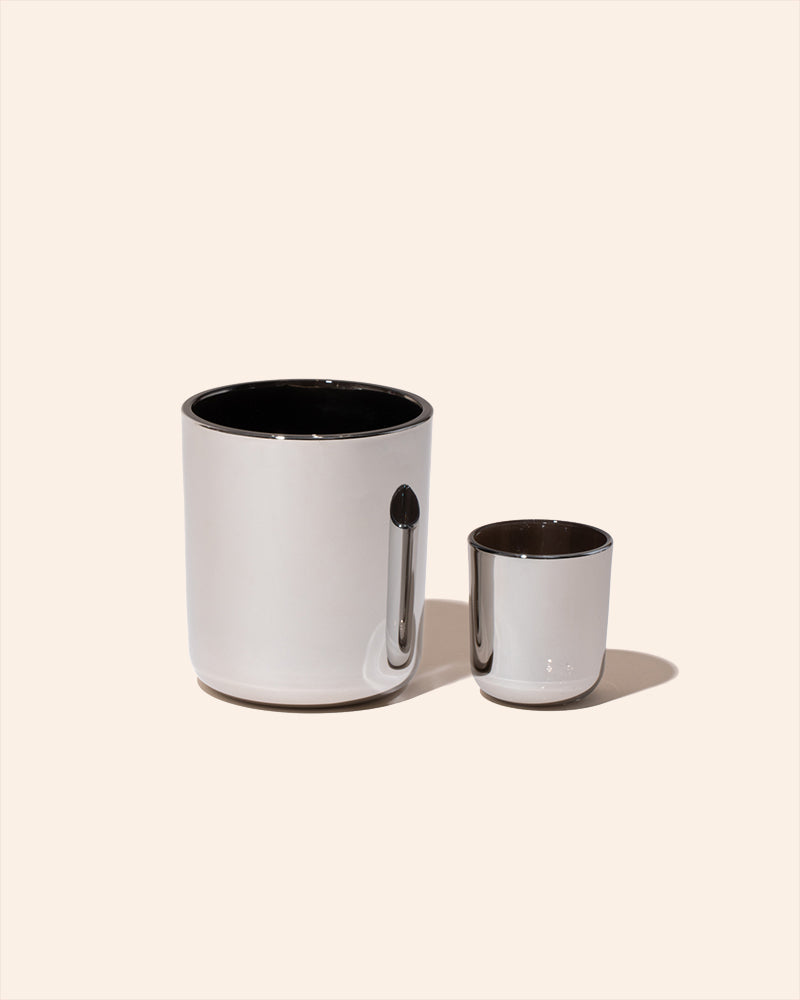 8 oz Aura Candle Vessel & Lid | Premium Glass Candle Jar