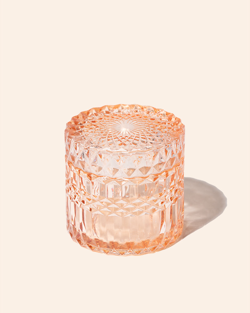 7 oz Posh™ Candle Vessel & Lid | Luxury Glass Candle Jar
