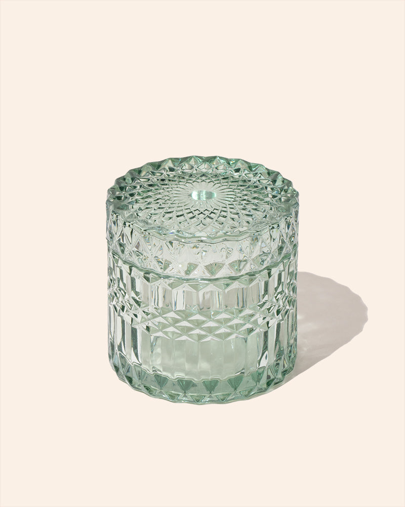 7 oz Posh™ Candle Vessel & Lid | Luxury Glass Candle Jar
