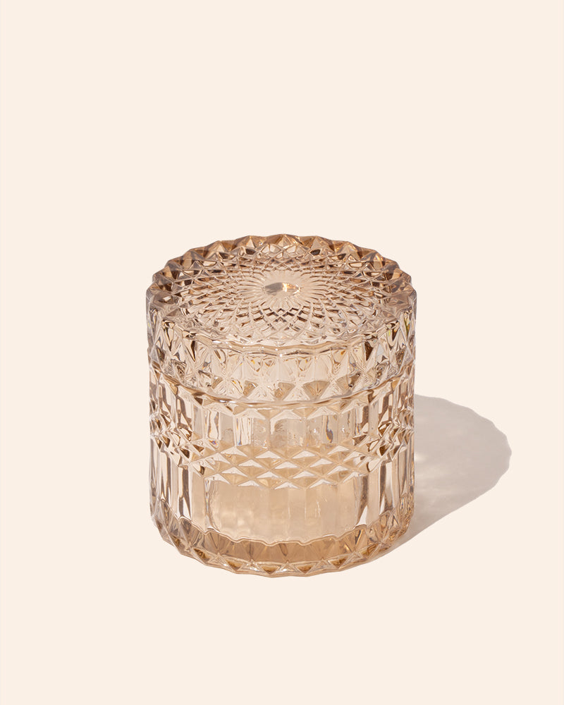 7 oz Posh™ Candle Vessel & Lid | Luxury Glass Candle Jar
