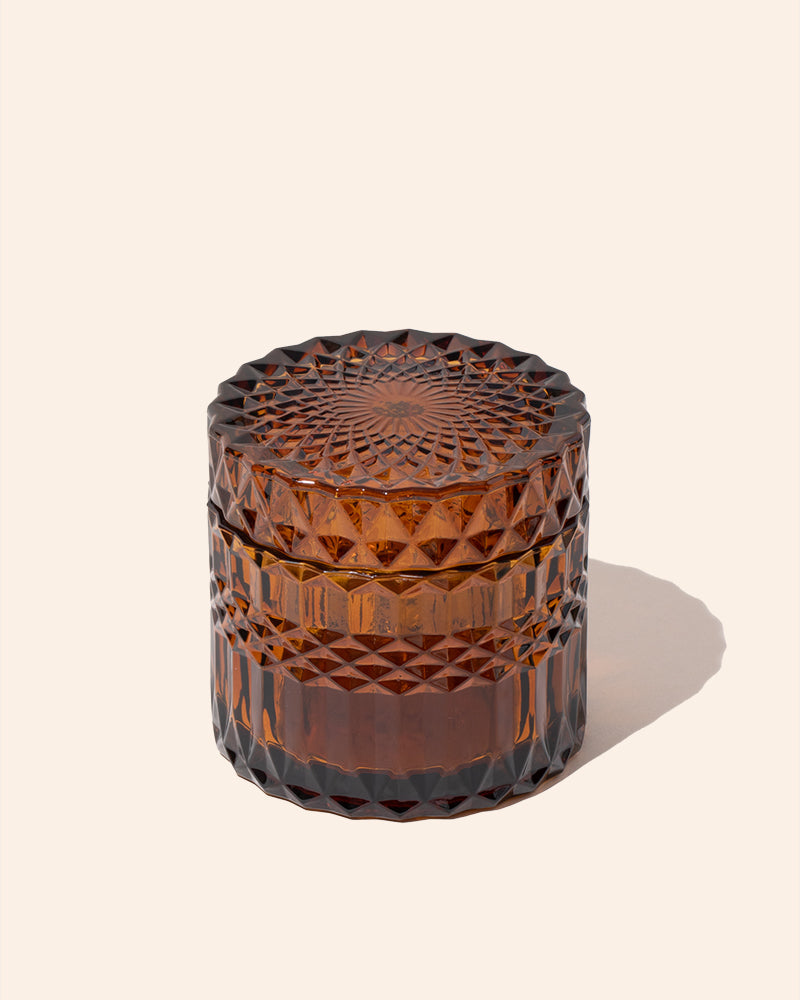 7 oz Posh™ Candle Vessel & Lid | Luxury Glass Candle Jar