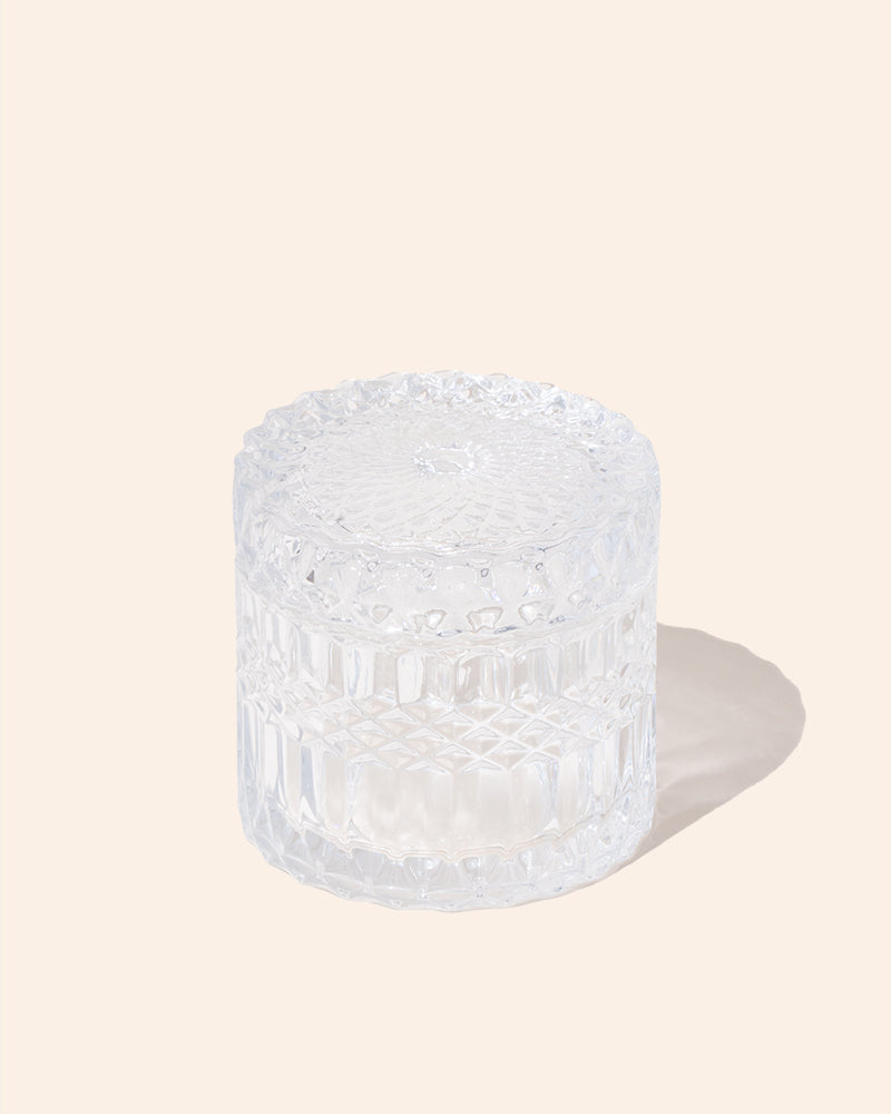 7 oz Posh™ Candle Vessel & Lid | Luxury Glass Candle Jar
