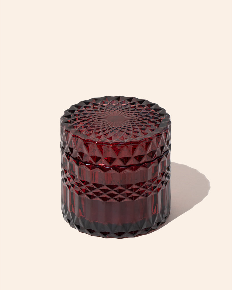 7 oz Posh™ Candle Vessel & Lid | Luxury Glass Candle Jar
