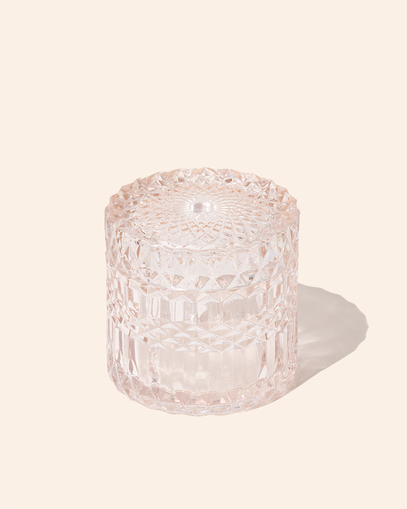 7 oz Posh™ Candle Vessel & Lid | Luxury Glass Candle Jar