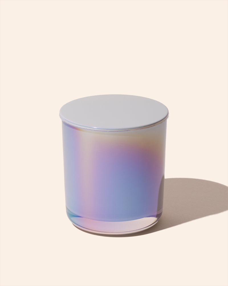 8 oz Aura Candle Vessel & Lid | Premium Glass Candle Jar
