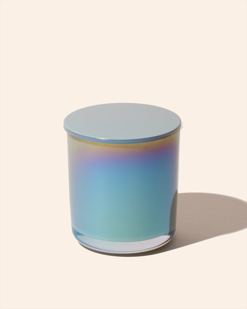 8 oz Aura Candle Vessel & Lid | Premium Glass Candle Jar