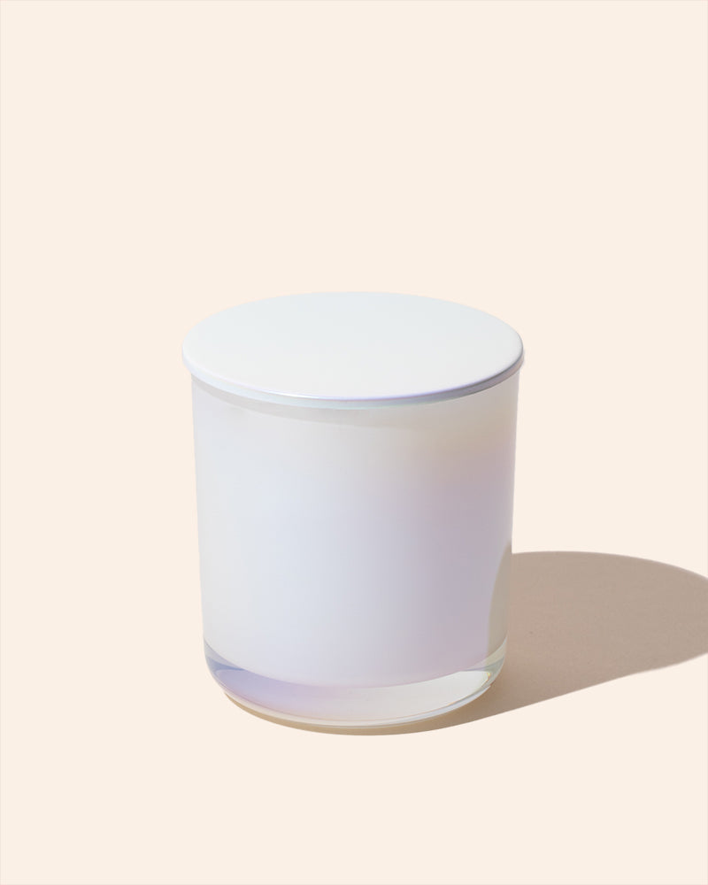 8 oz Aura Candle Vessel & Lid | Premium Glass Candle Jar