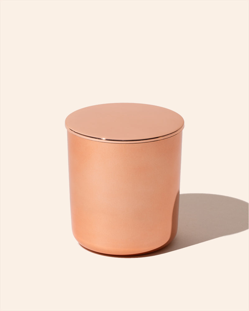 8 oz Aura Candle Vessel & Lid | Premium Glass Candle Jar