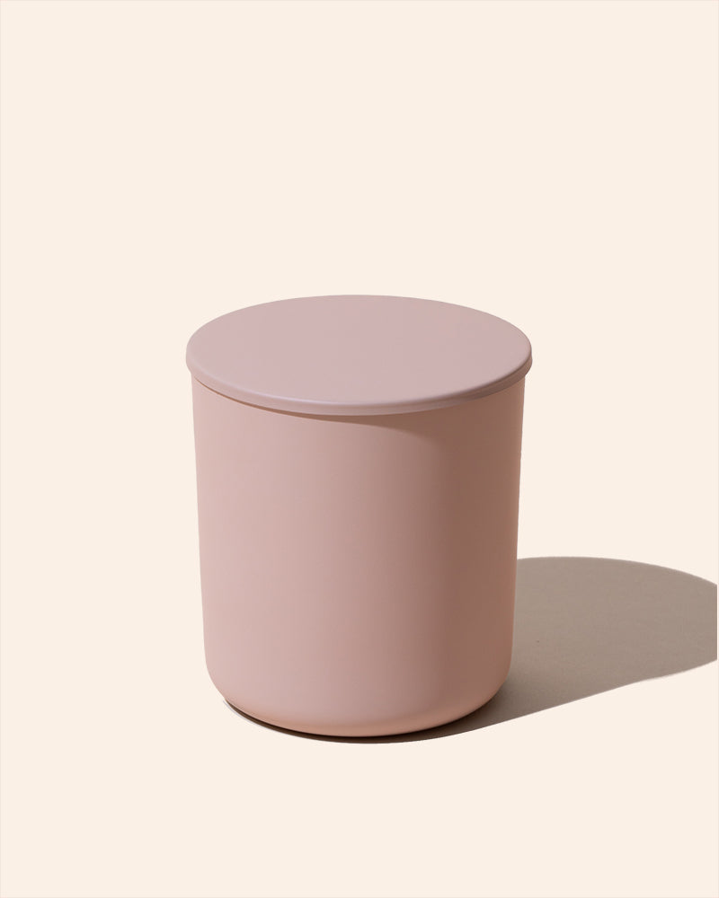 8 oz Aura Candle Vessel & Lid | Premium Glass Candle Jar