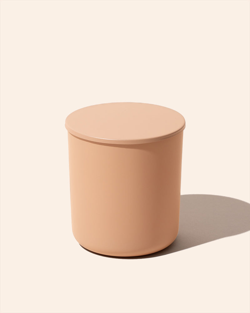 8 oz Aura Candle Vessel & Lid | Premium Glass Candle Jar