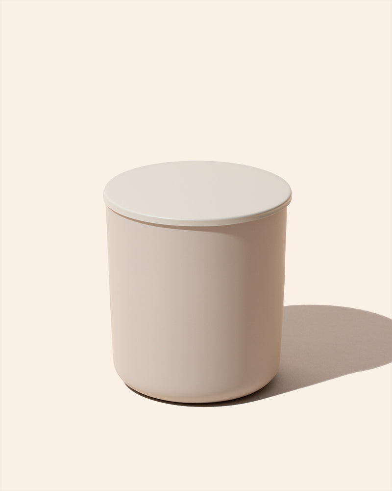 8 oz Aura Candle Vessel & Lid | Premium Glass Candle Jar