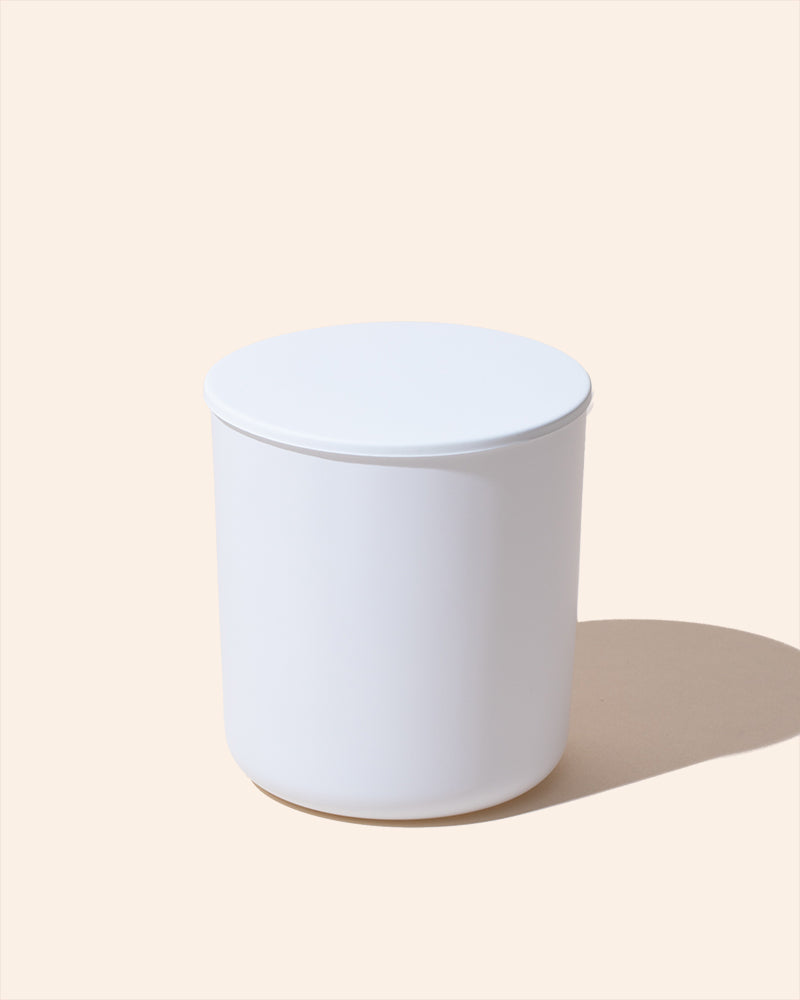 8 oz Aura Candle Vessel & Lid | Premium Glass Candle Jar