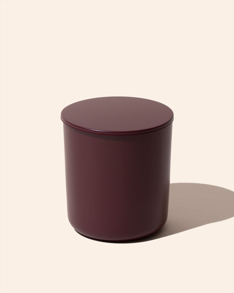 8 oz Aura Candle Vessel & Lid | Premium Glass Candle Jar