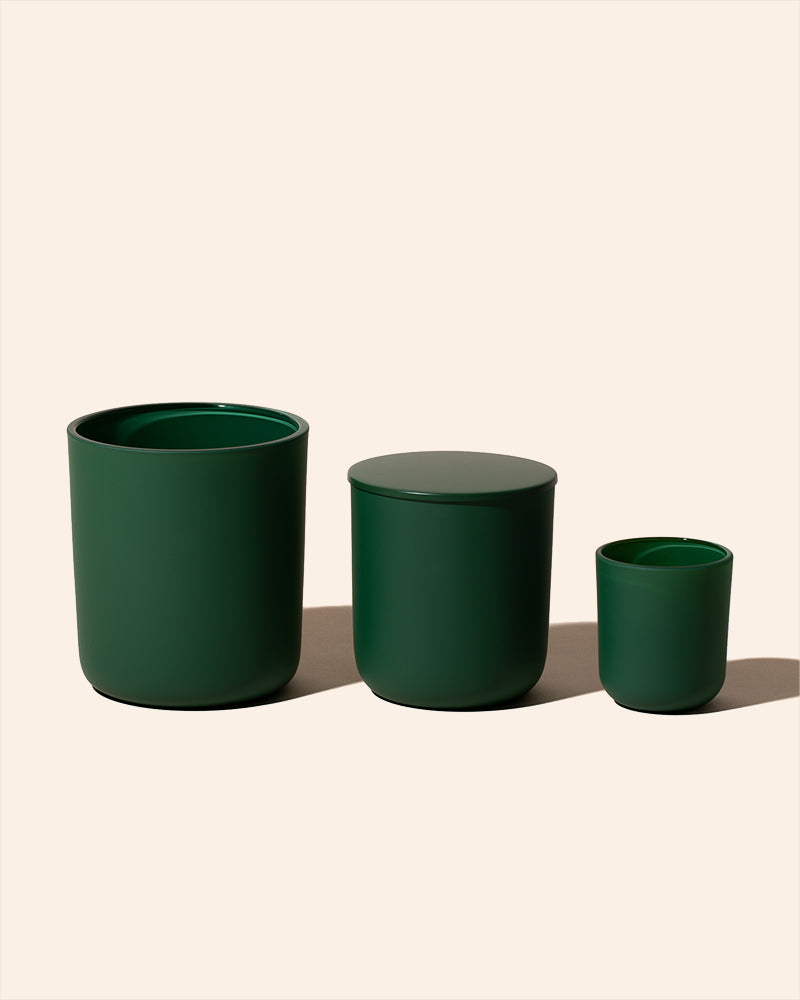 8 oz Aura Candle Vessel & Lid | Premium Glass Candle Jar