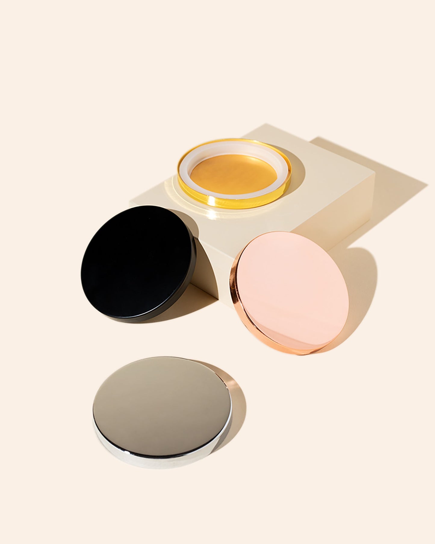 Luxe Metal Candle Lid with Gasket | Premium Candle Jar Lid
