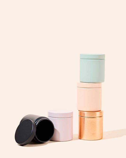 9 oz Glam™ Candle Tin & Lid | Premium Aluminum Candle Container