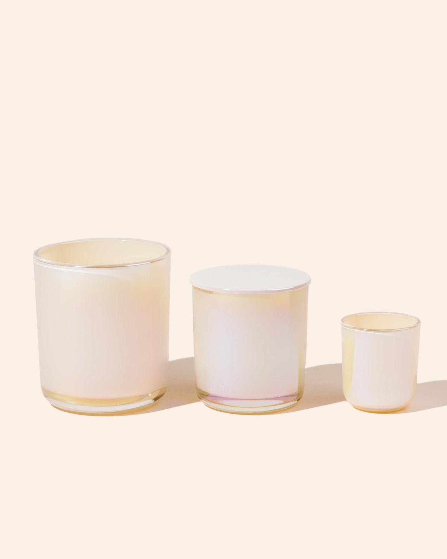 8 oz Aura Candle Vessel & Lid | Premium Glass Candle Jar