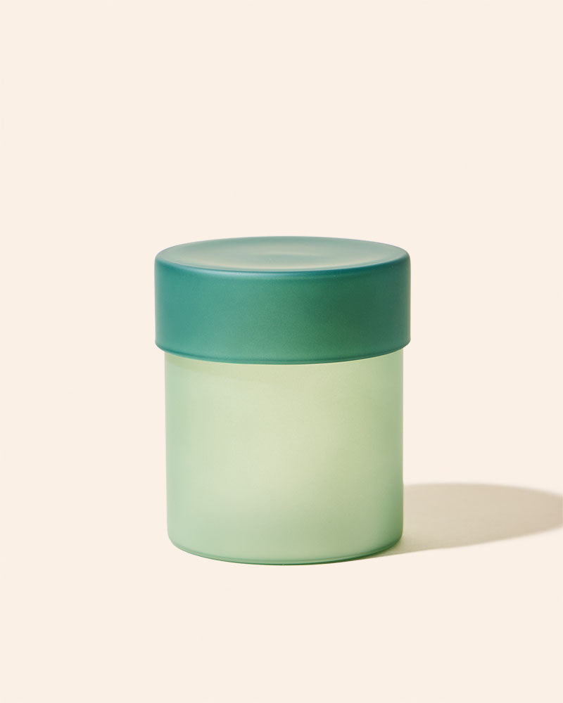 18 oz Muse™ Candle Vessel & Lid | Luxury Frosted Glass Candle Jar