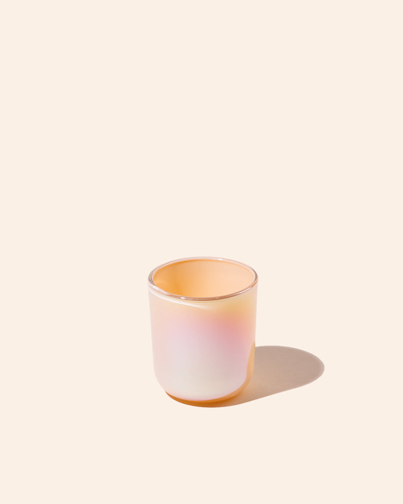 8 oz Aura Candle Vessel & Lid | Premium Glass Candle Jar