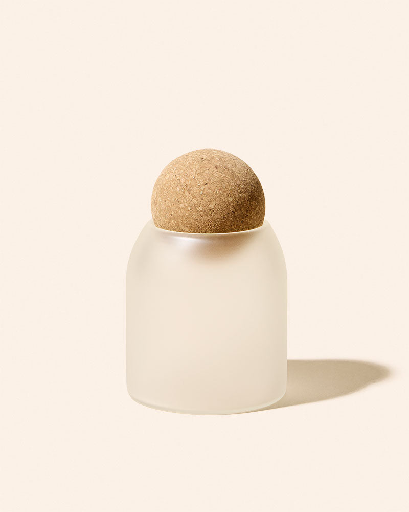 7 oz Luna™ Candle Vessel | Glass Candle Jar with Cork Lid
