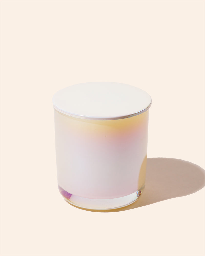 8 oz Aura Candle Vessel & Lid | Premium Glass Candle Jar