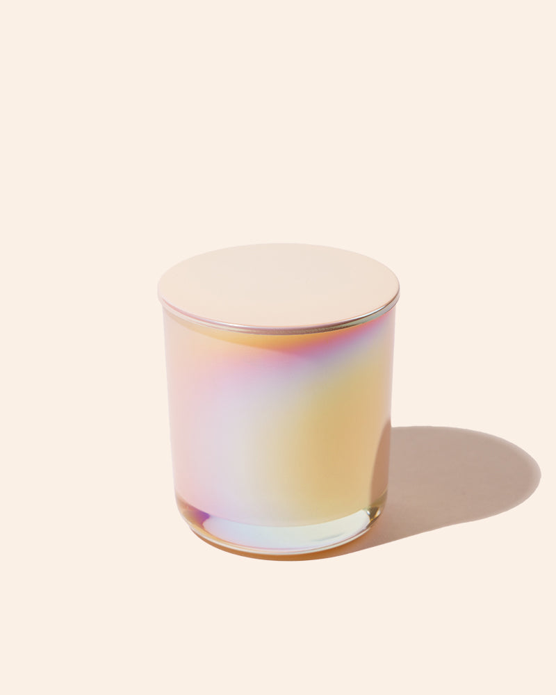 8 oz Aura Candle Vessel & Lid | Premium Glass Candle Jar