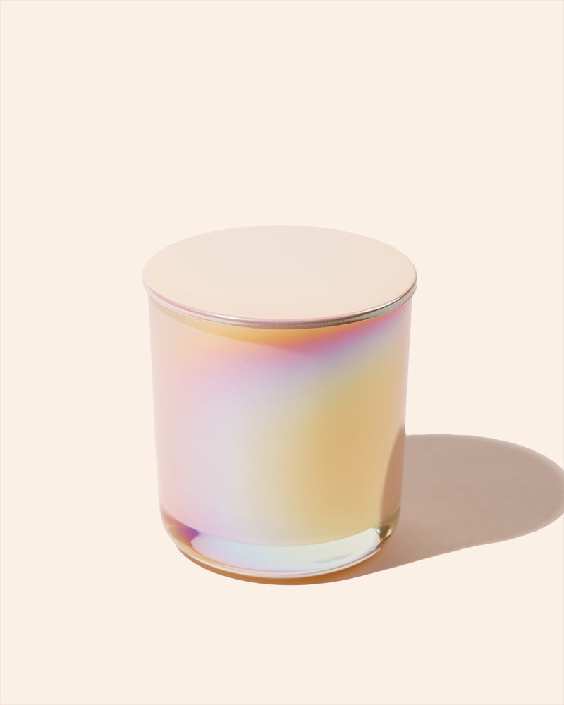 8 oz Aura Candle Vessel & Lid | Premium Glass Candle Jar