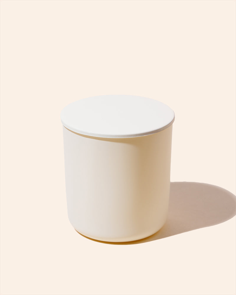 8 oz Aura Candle Vessel & Lid | Premium Glass Candle Jar