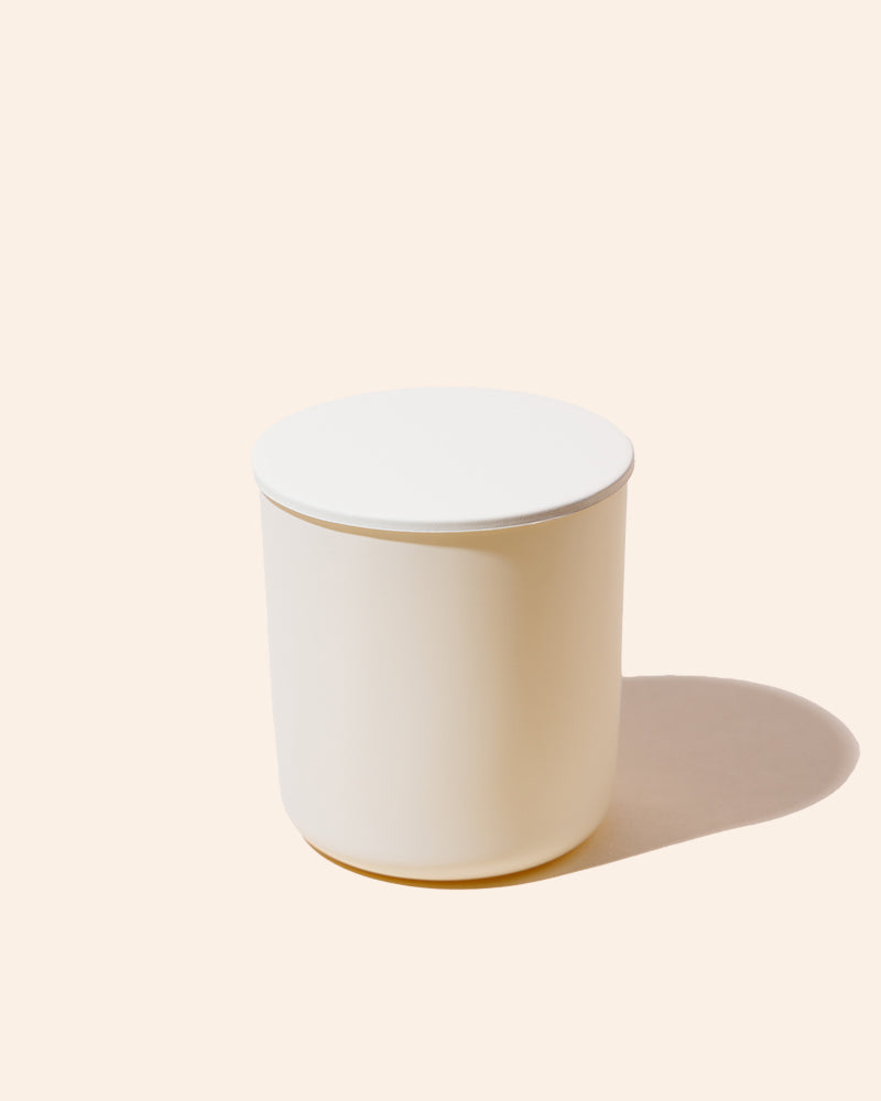 8 oz Aura Candle Vessel & Lid | Premium Glass Candle Jar