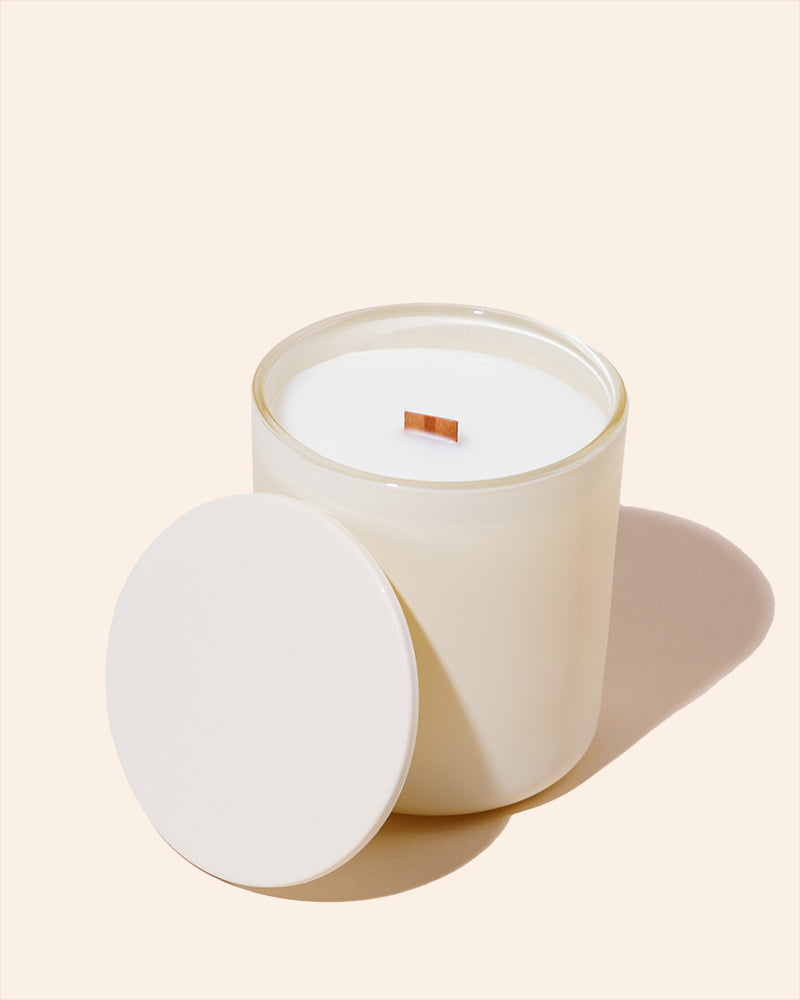 8 oz Aura Candle Vessel & Lid | Premium Glass Candle Jar