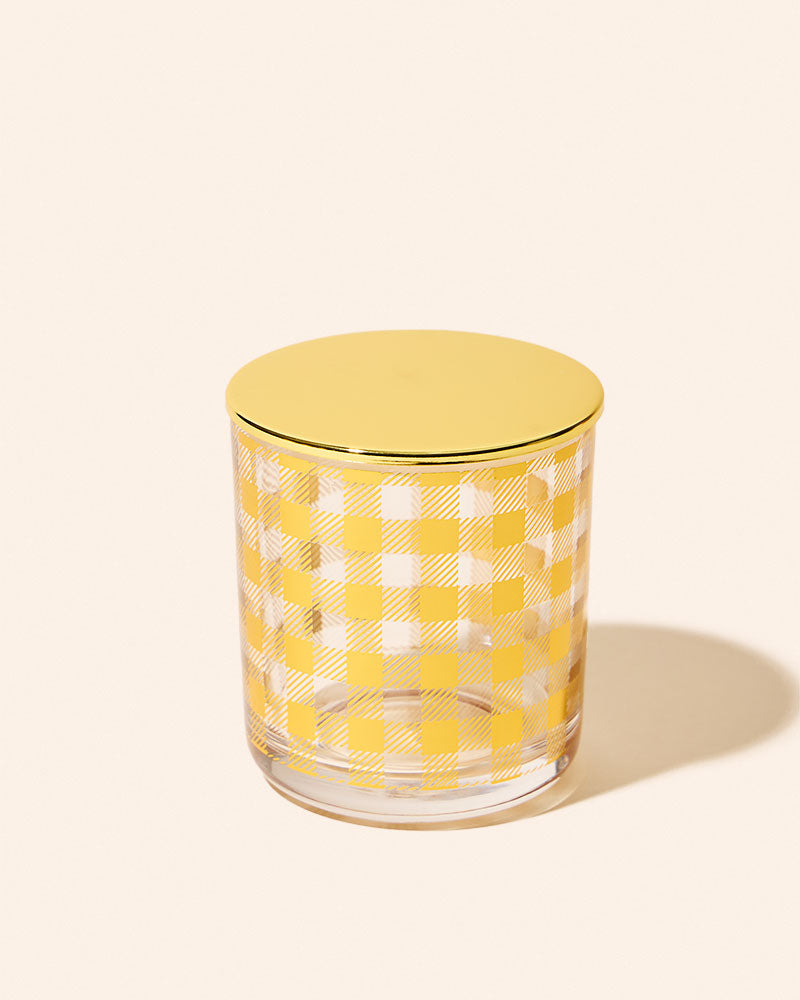 8 oz Aura Candle Vessel & Lid | Premium Glass Candle Jar