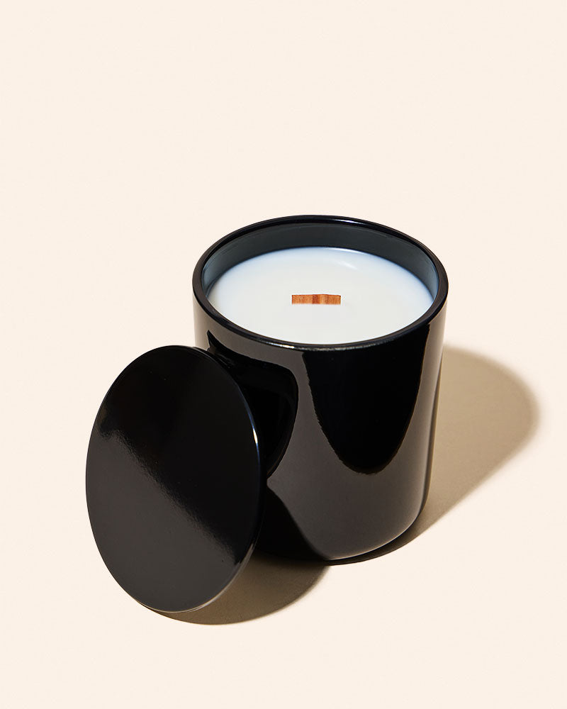 8 oz Aura Candle Vessel & Lid | Premium Glass Candle Jar