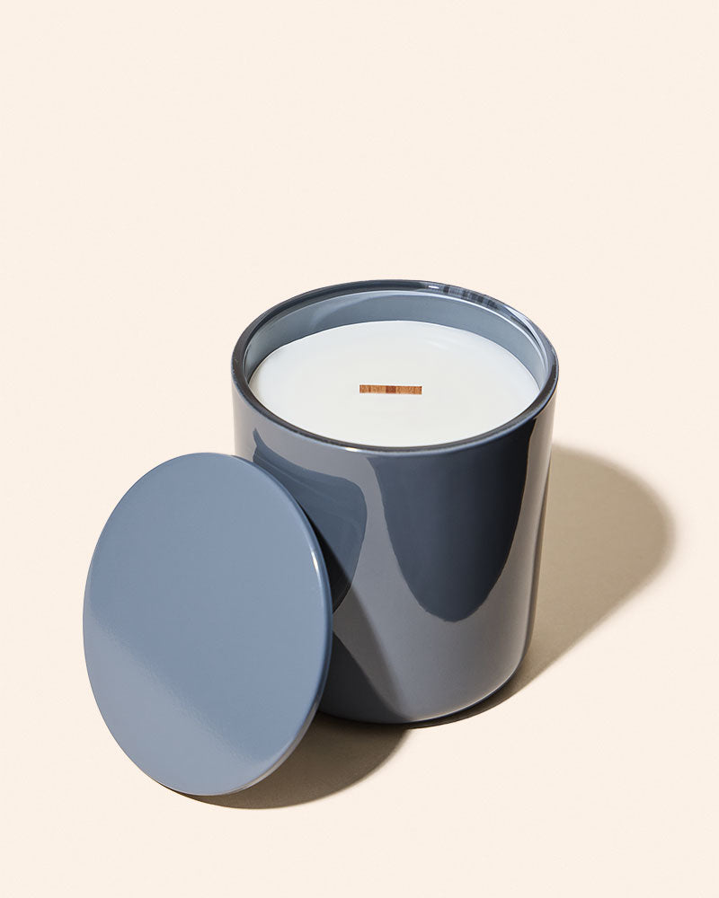8 oz Aura Candle Vessel & Lid | Premium Glass Candle Jar