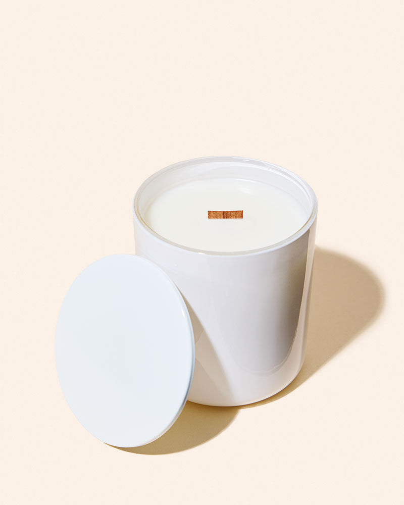 8 oz Aura Candle Vessel & Lid | Premium Glass Candle Jar