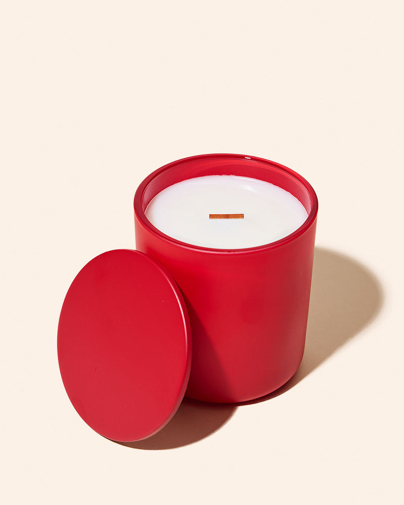 8 oz Aura Candle Vessel & Lid | Premium Glass Candle Jar
