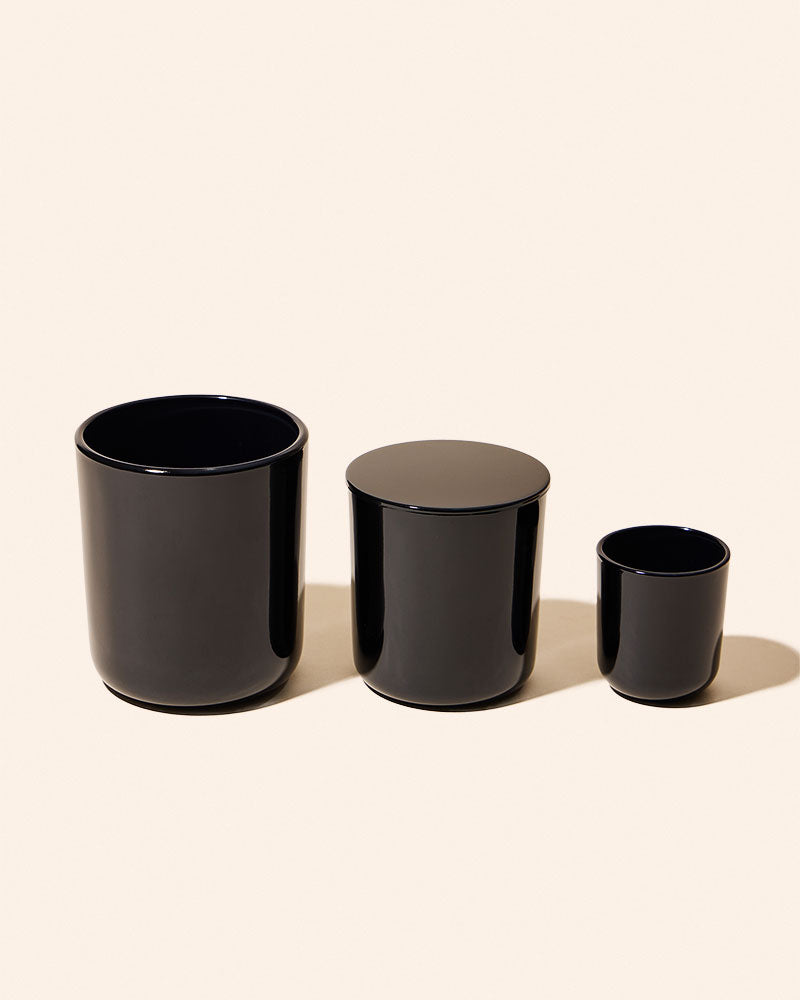 8 oz Aura Candle Vessel & Lid | Premium Glass Candle Jar