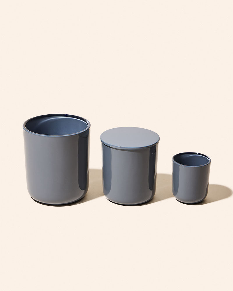 8 oz Aura Candle Vessel & Lid | Premium Glass Candle Jar