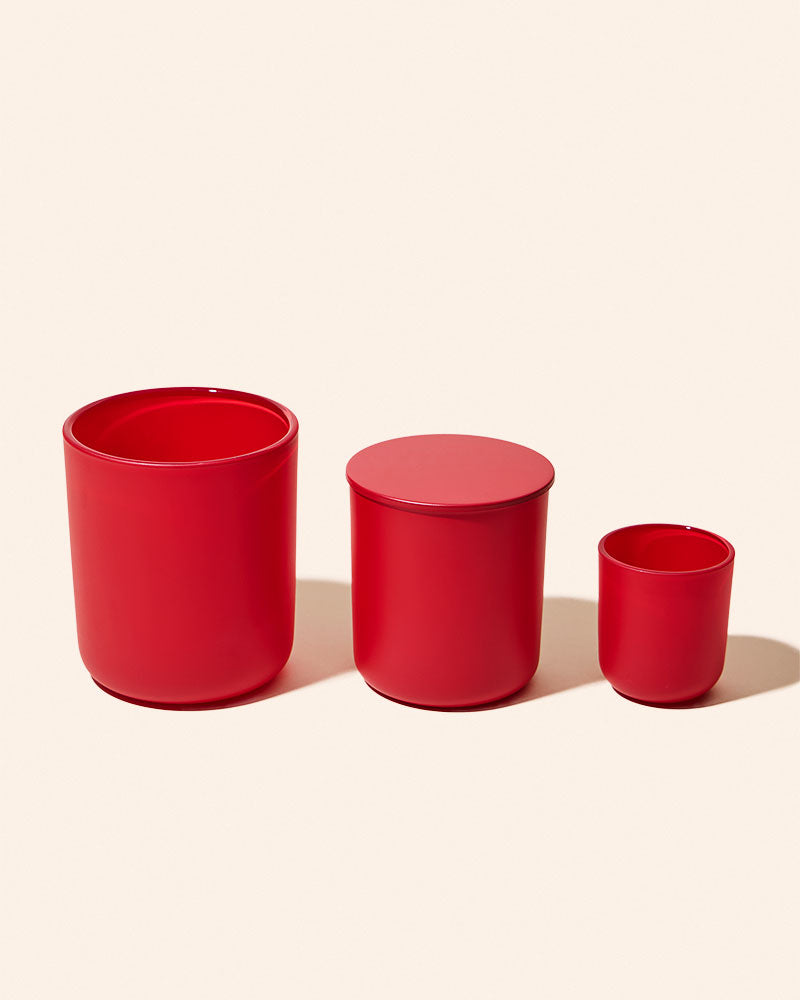 8 oz Aura Candle Vessel & Lid | Premium Glass Candle Jar