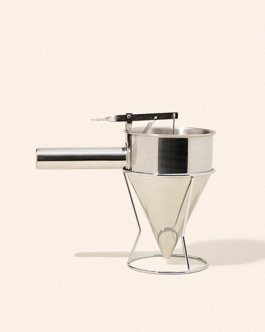 Stainless Steel Candle Wax Dispenser & Stand | Candle Making Pouring Tool
