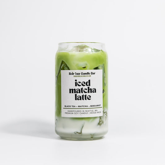 Iced Matcha Latte Coffee Candle