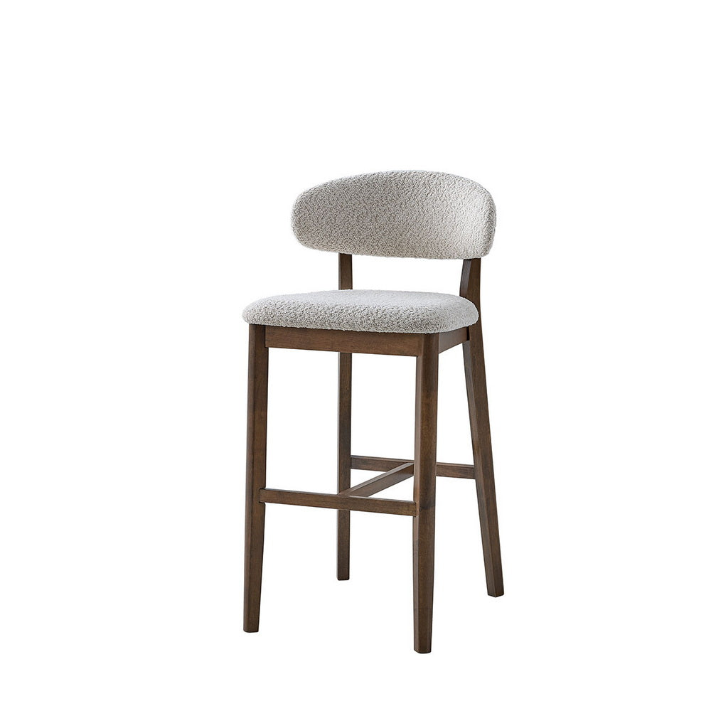 Mid-Century Modern Bar Stools (Set of 2) – 30" Bar Height