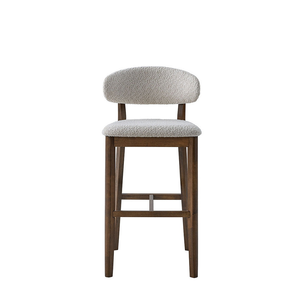 Mid-Century Modern Bar Stools (Set of 2) – 30" Bar Height