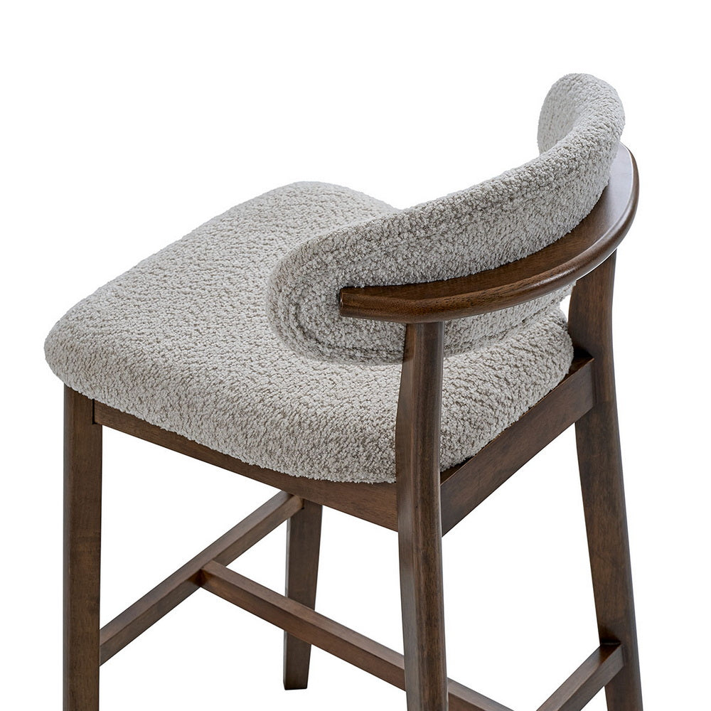 Mid-Century Modern Bar Stools (Set of 2) – 30" Bar Height