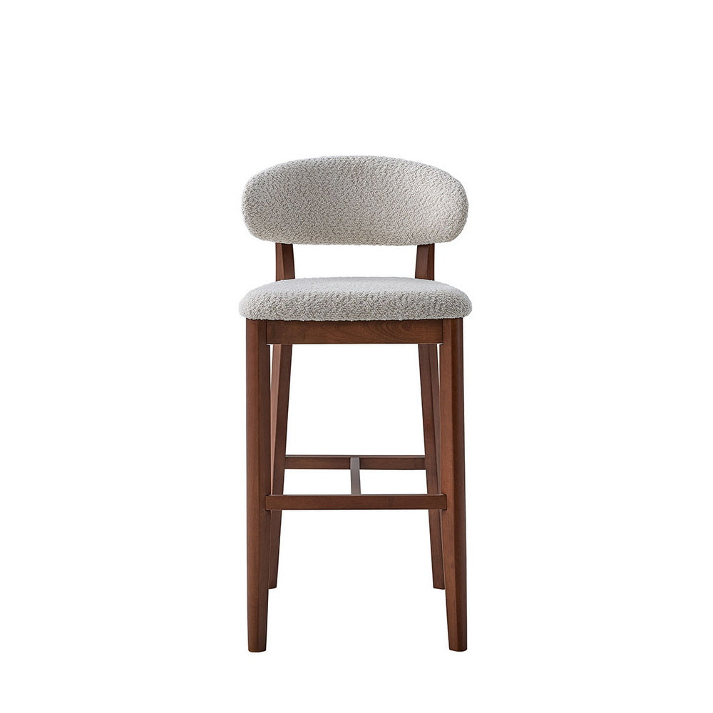 Mid-Century Modern Bar Stools (Set of 2) – 30" Bar Height