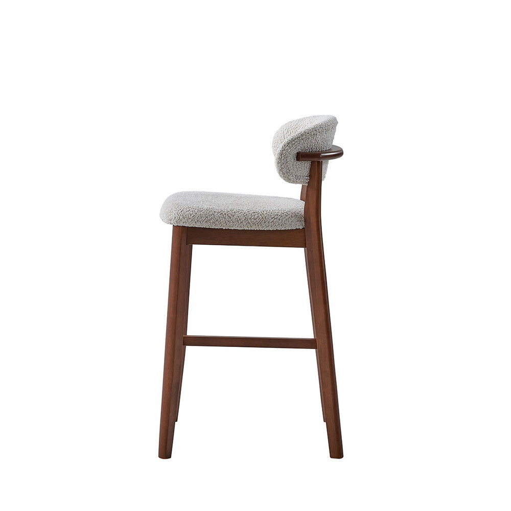 Mid-Century Modern Bar Stools (Set of 2) – 30" Bar Height