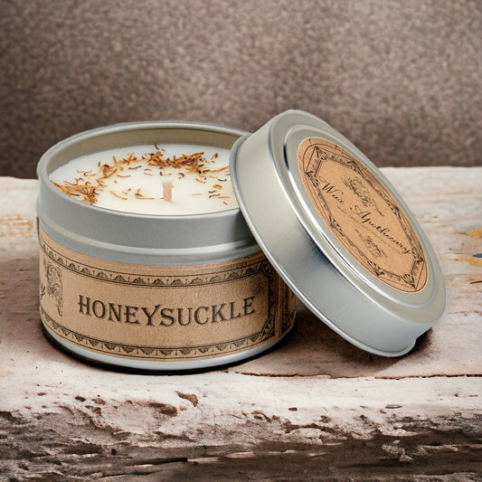 Honeysuckle Botanical Candle Tin | Luxury Home Fragrance | CALLISTA HOME